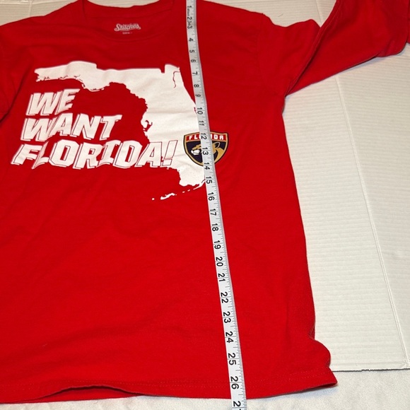 NHL Florida Panthers "We Want Florida" Men's Long Sleeve T shirt Small Tee - Picture 4 of 5